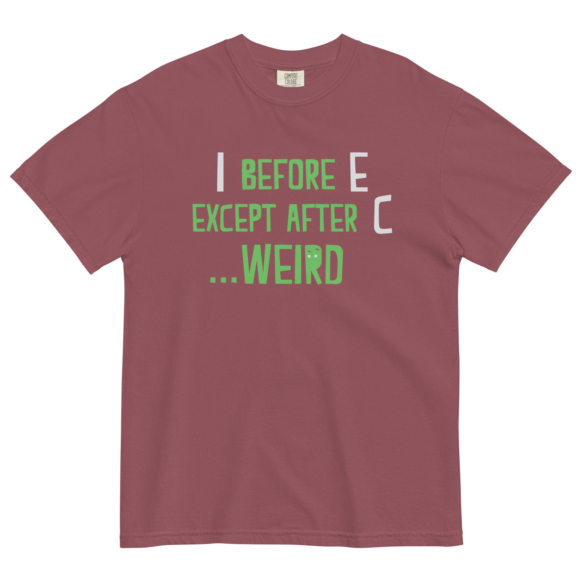 I Before E Except After C Men's Relaxed Fit Tee