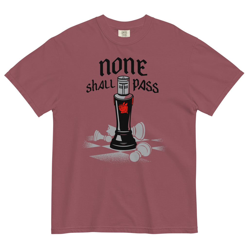 None Shall Pass Black Knight Men's Relaxed Fit Tee