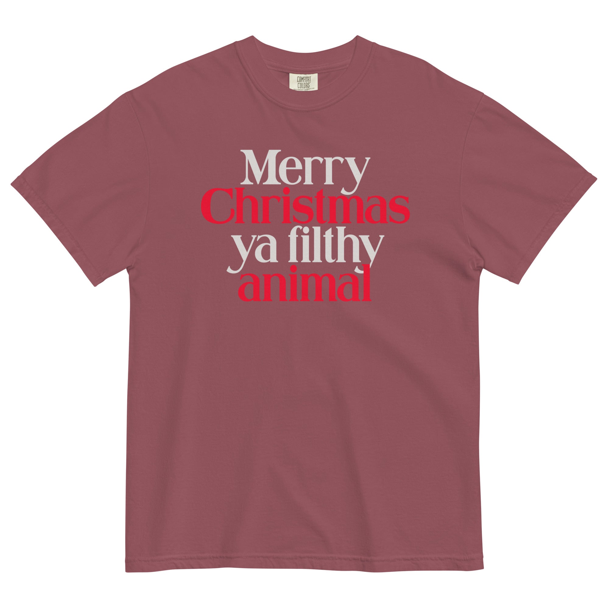 Merry Christmas Ya Filthy Animal Men's Relaxed Fit Tee