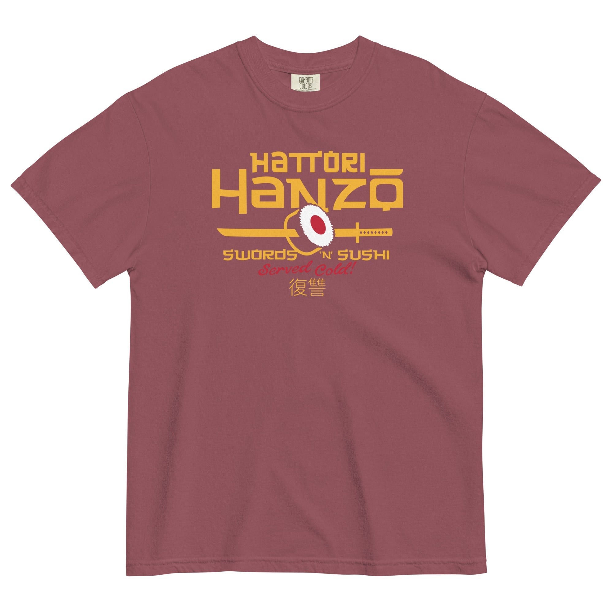 Hattori Hanzo Swords 'n' Sushi Men's Relaxed Fit Tee