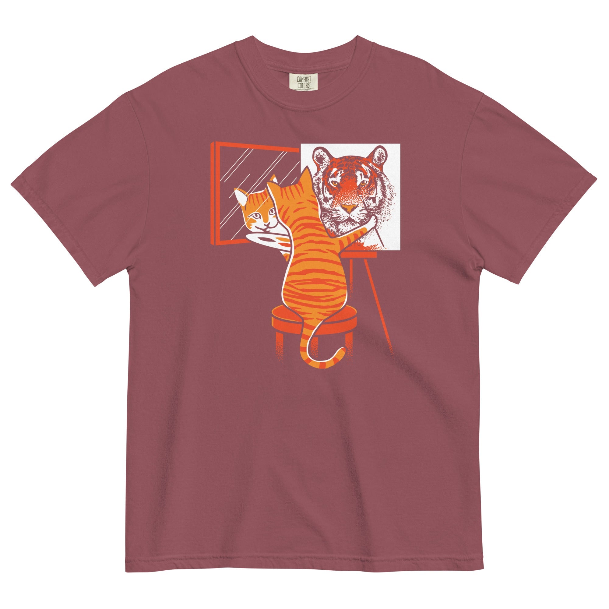 Cat Self Portrait Men's Relaxed Fit Tee
