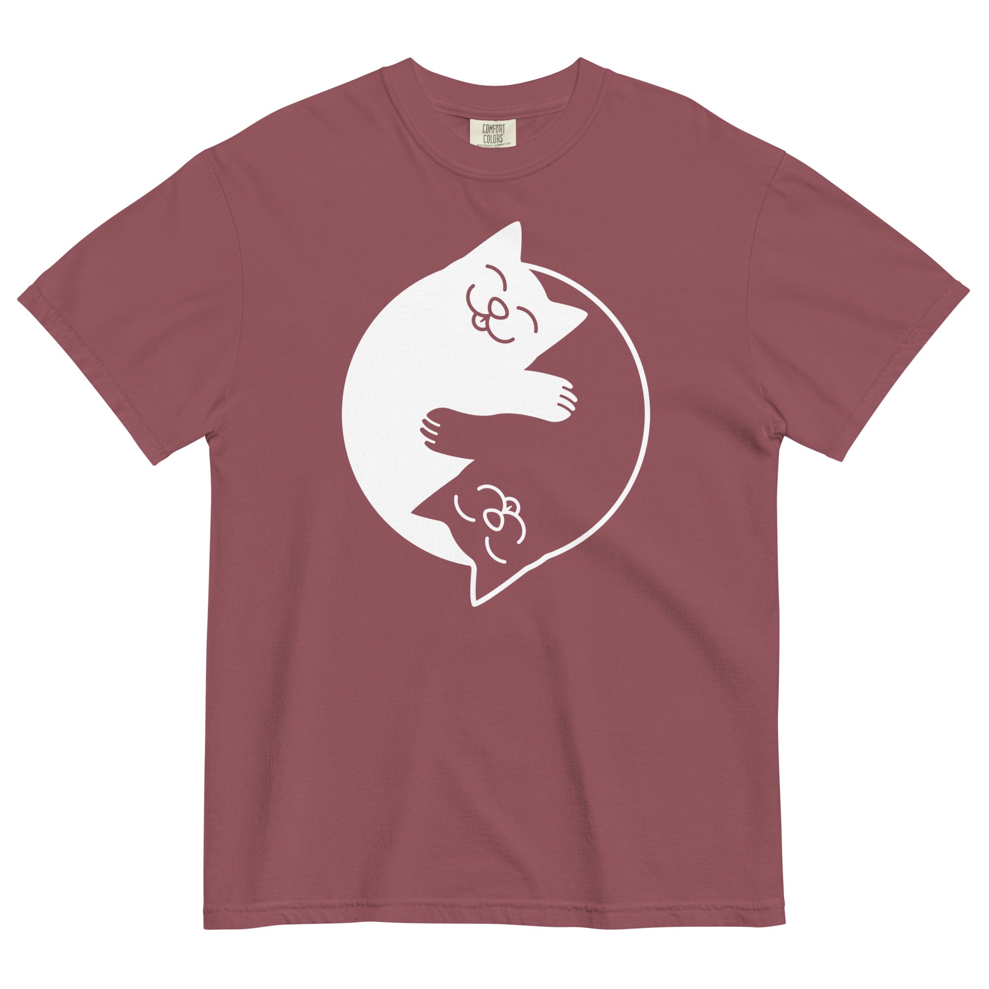 Yin Yang Cats Men's Relaxed Fit Tee
