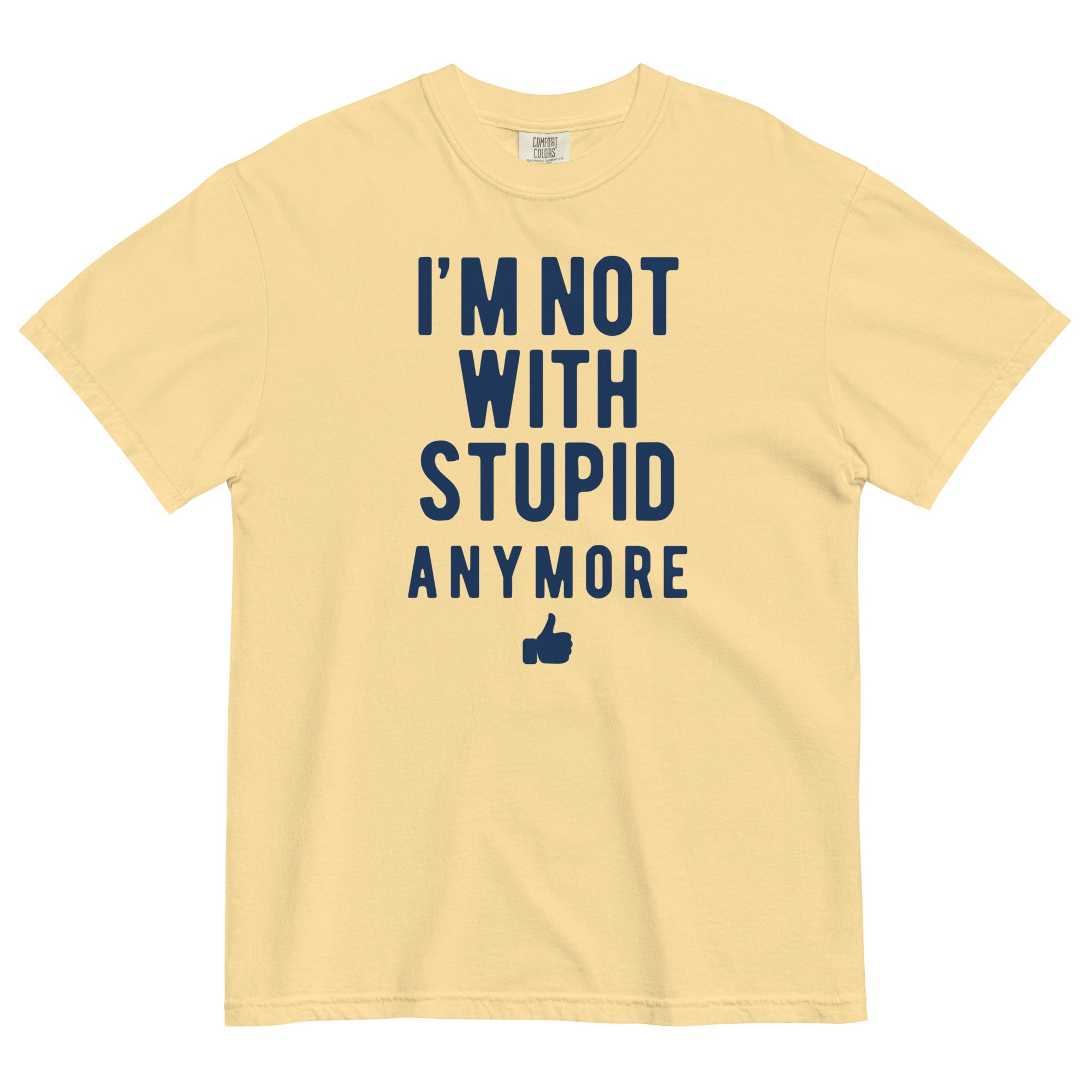 I'm Not With Stupid Anymore Men's Relaxed Fit Tee