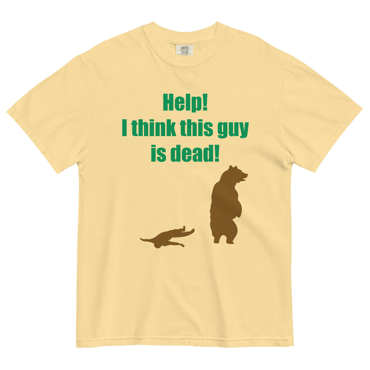 Help! I Think This Guy Is Dead! Men's Relaxed Fit Tee