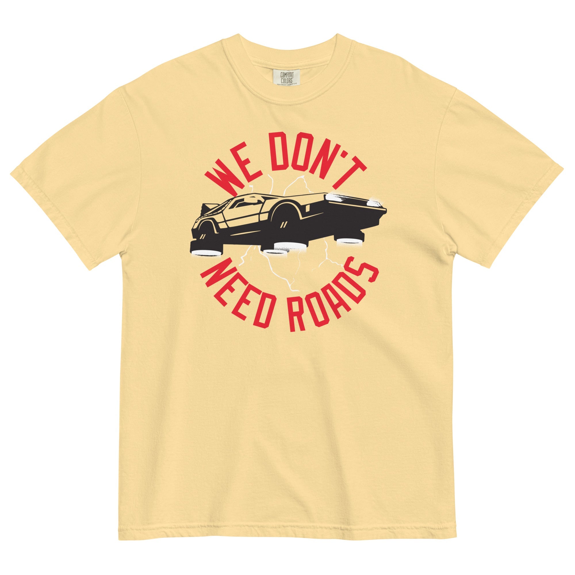 We Don't Need Roads Men's Relaxed Fit Tee