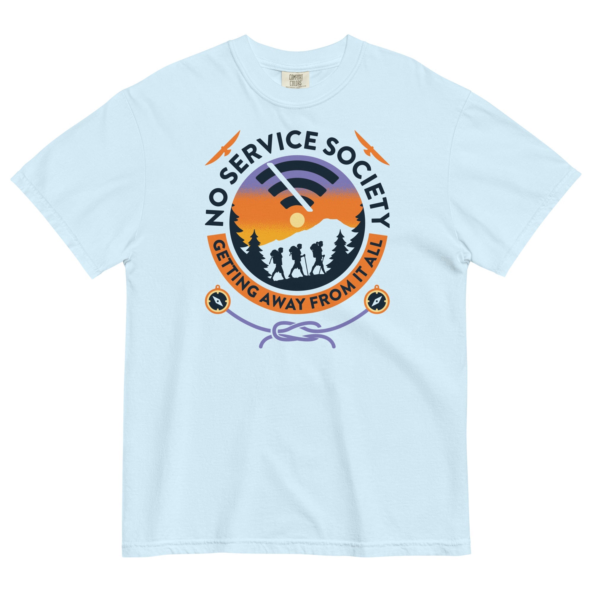 No Service Society Men's Relaxed Fit Tee