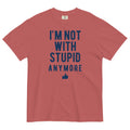 I'm Not With Stupid Anymore Men's Relaxed Fit Tee