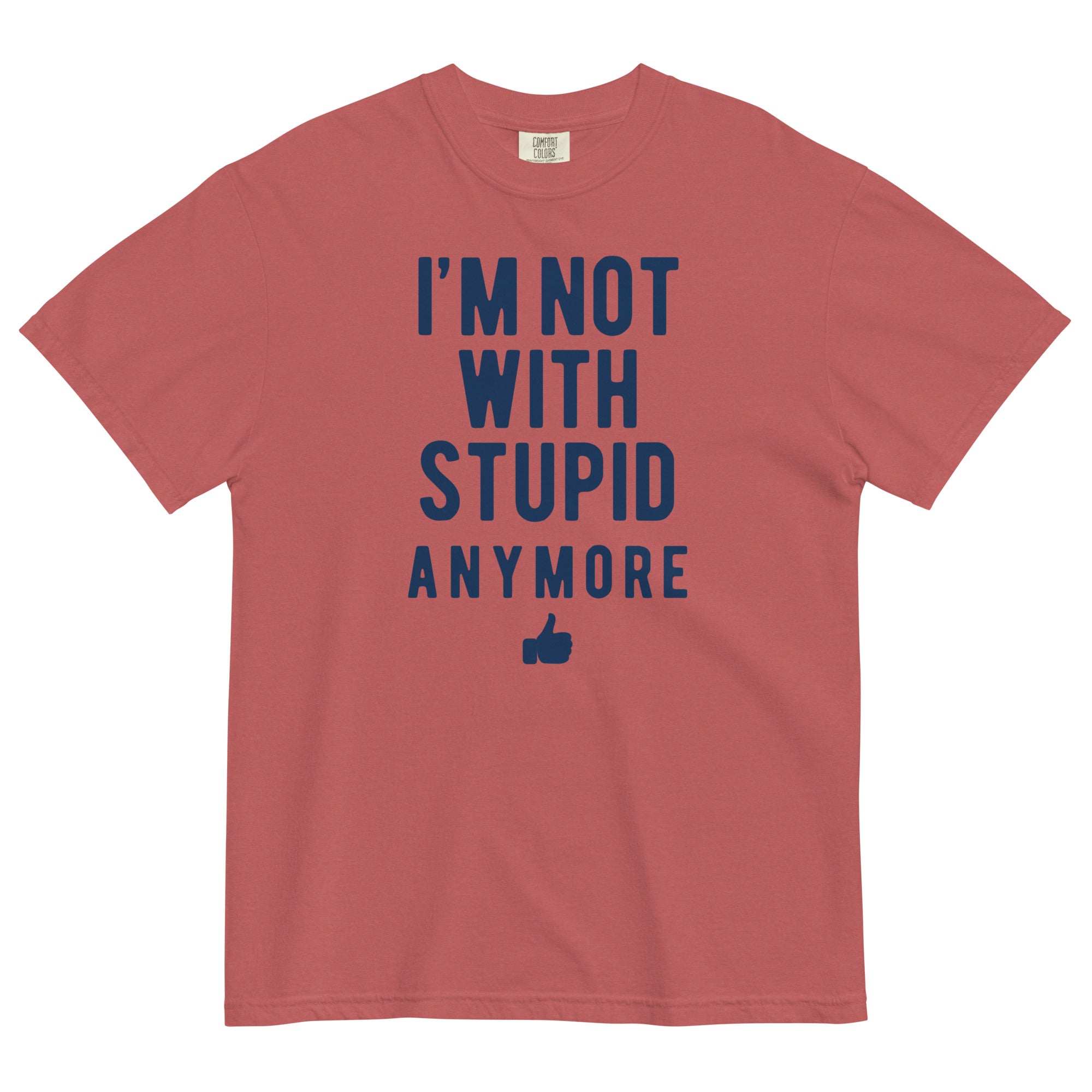 I'm Not With Stupid Anymore Men's Relaxed Fit Tee