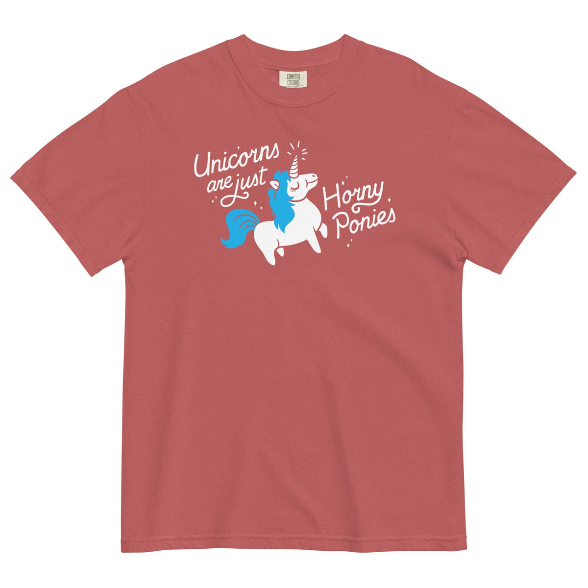 Unicorns Are Just Horny Ponies Men's Relaxed Fit Tee