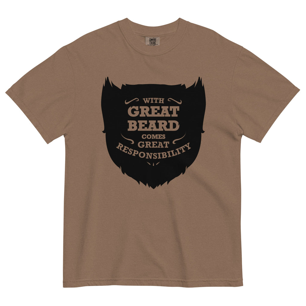 With Great Beard Comes Great Responsibility Men's Relaxed Fit Tee