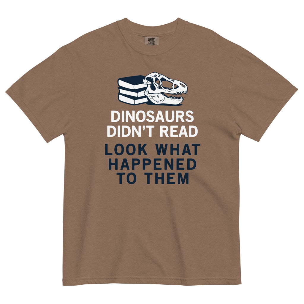 Dinosaurs Didn't Read Men's Relaxed Fit Tee