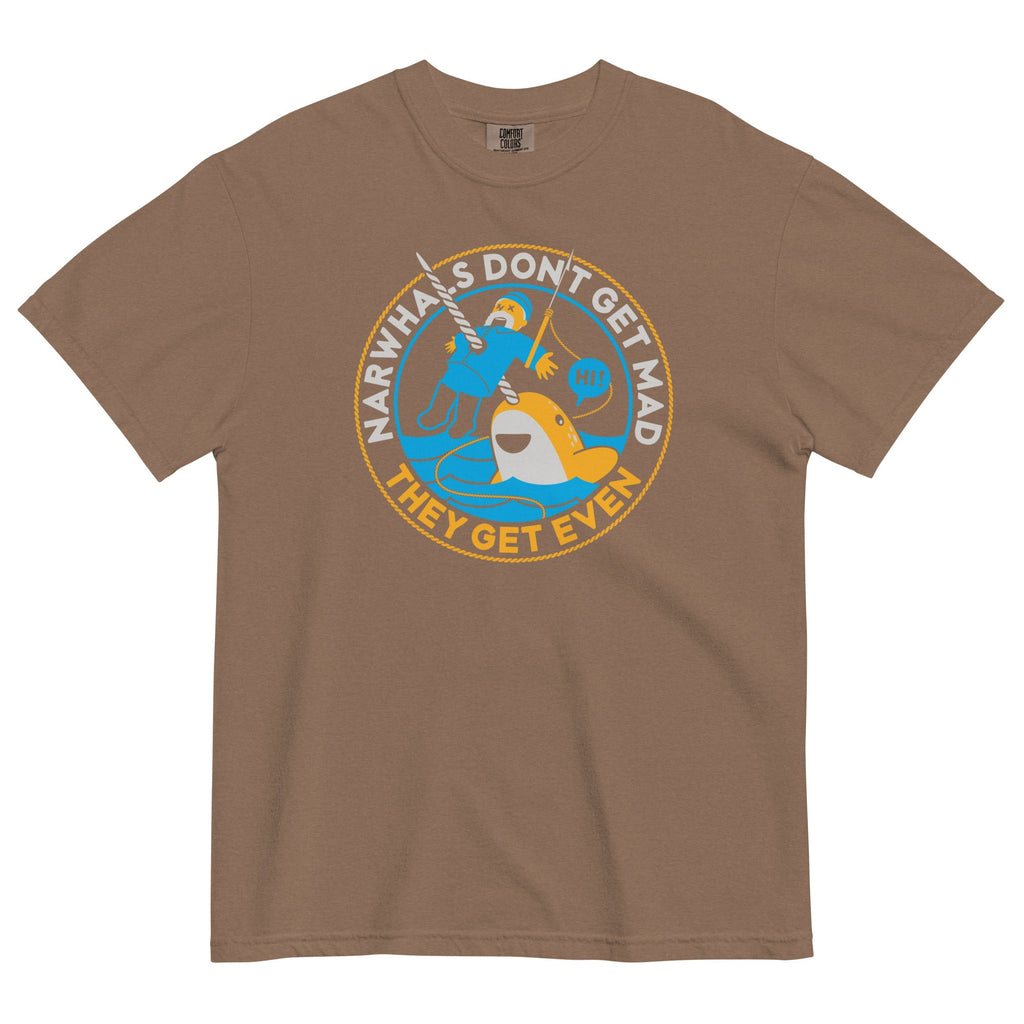 Narwhals Don't Get Mad Men's Relaxed Fit Tee