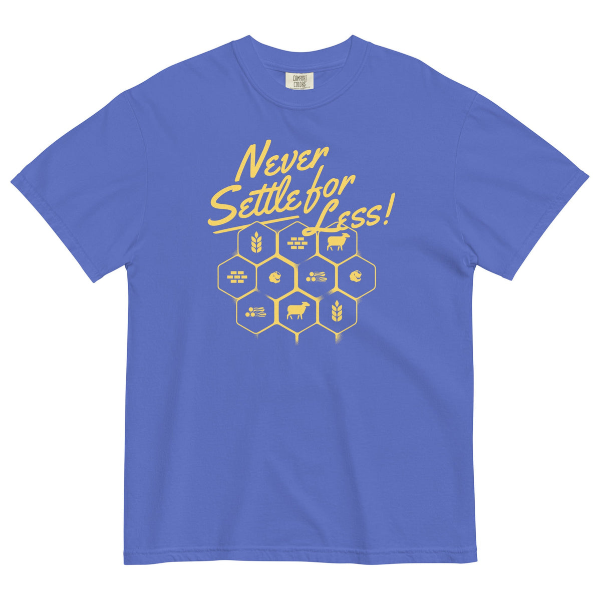Never Settle For Less Men's Relaxed Fit Tee