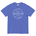 Schrodinger's Cat Walks Into A Bar Men's Relaxed Fit Tee