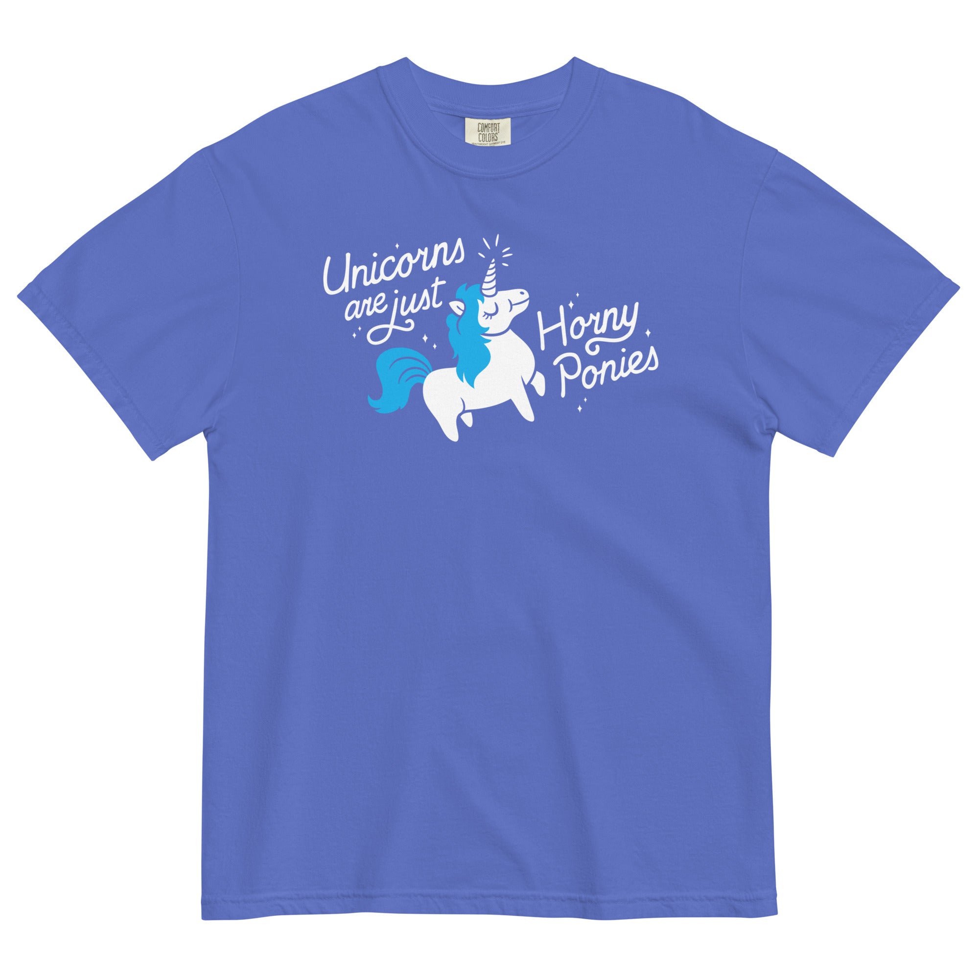 Unicorns Are Just Horny Ponies Men's Relaxed Fit Tee