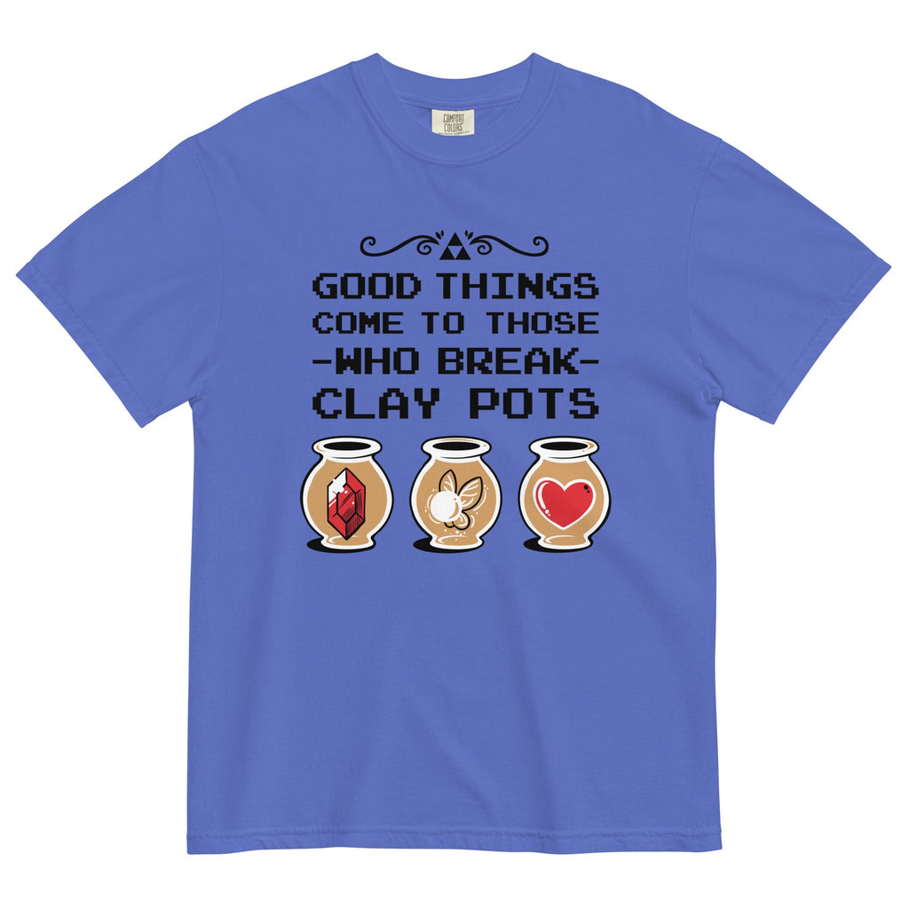 Good Things Come To Those Who Break Clay Pots Men's Relaxed Fit Tee