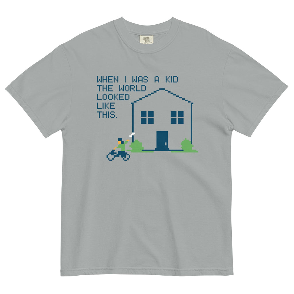 When I Was A Kid The World Men's Relaxed Fit Tee