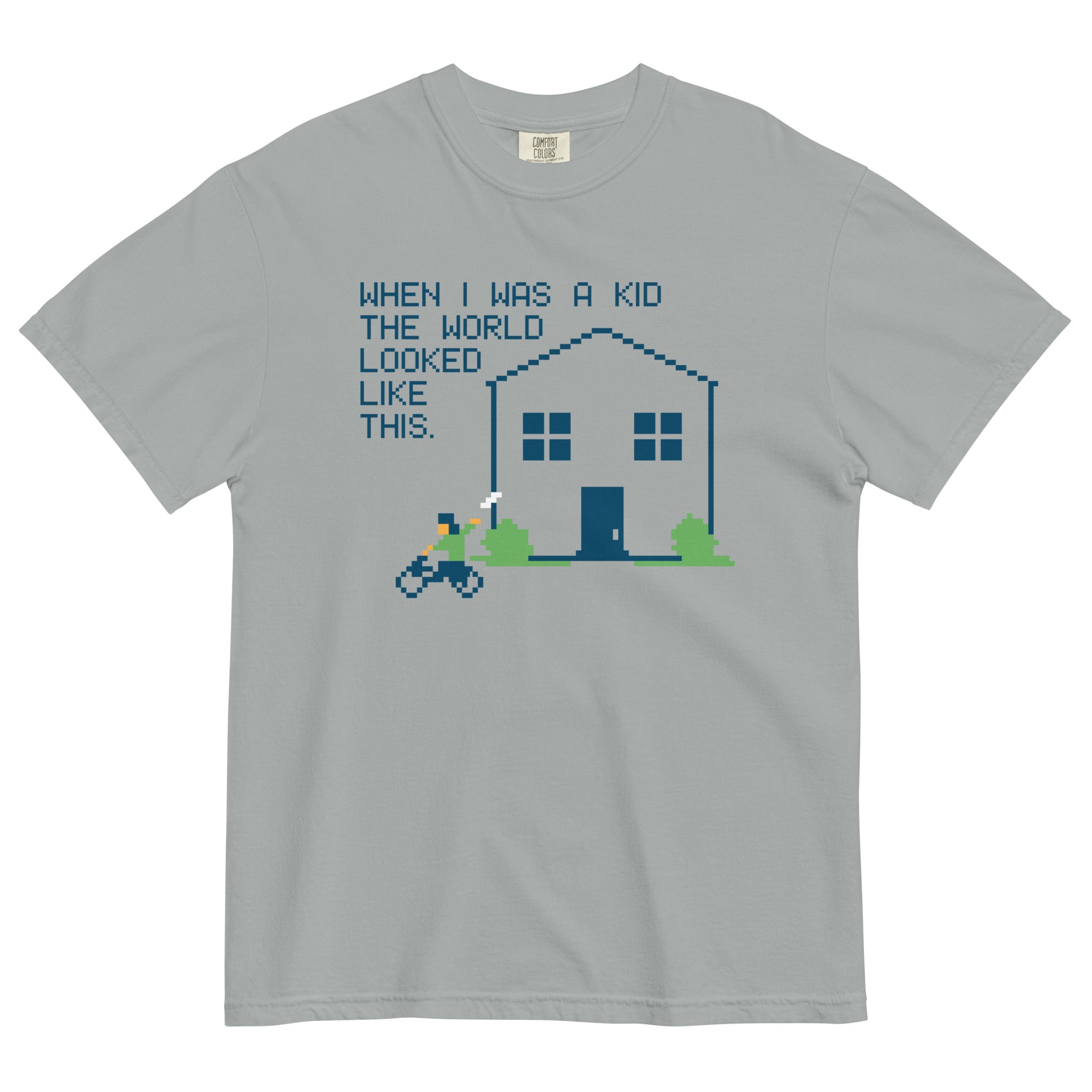 When I Was A Kid The World Men's Relaxed Fit Tee