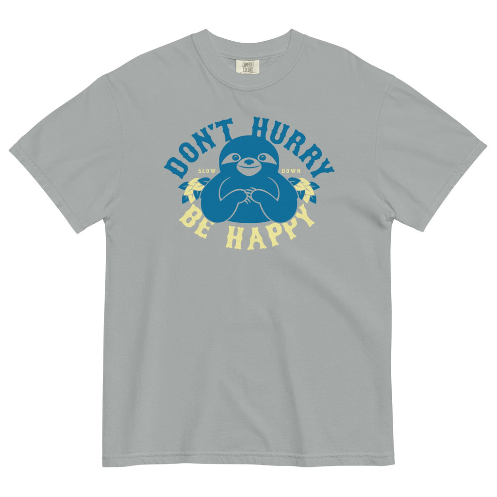 Don't Hurry Be Happy Men's Relaxed Fit Tee