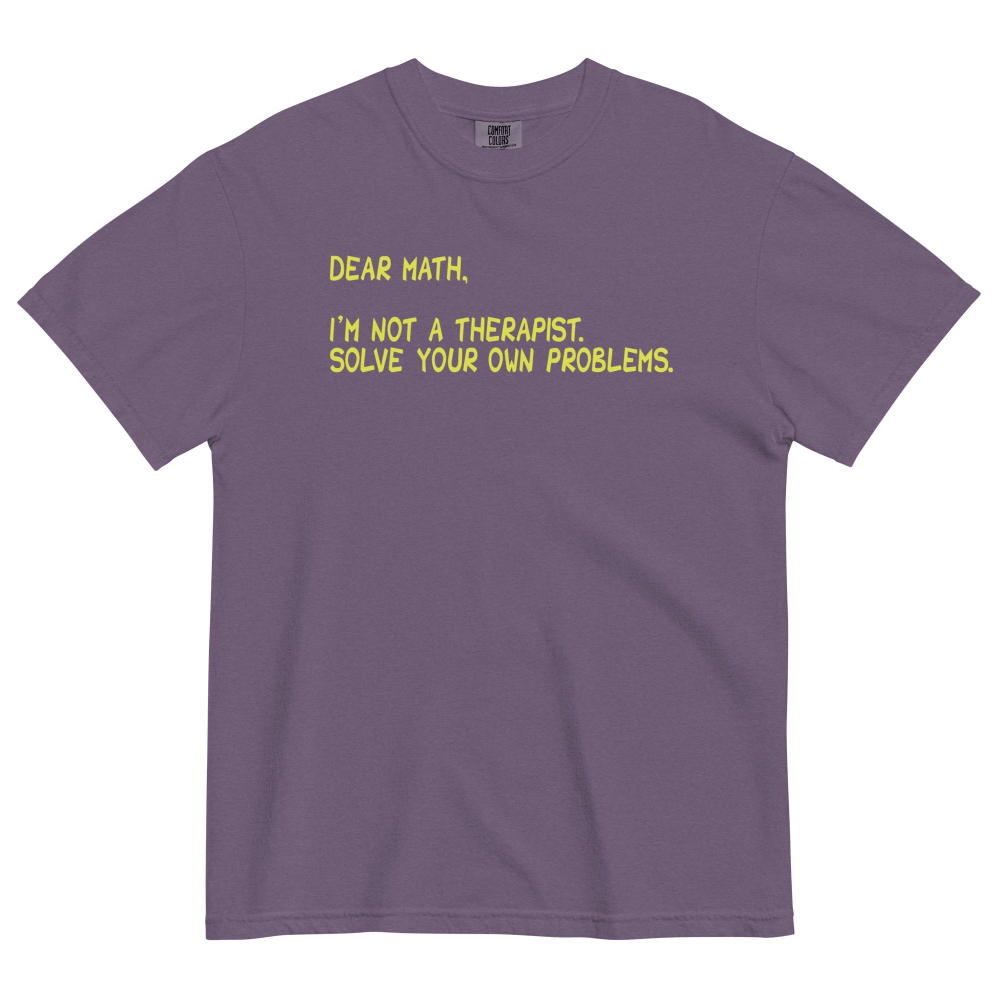 Dear Math, I'm Not A Therapist Men's Relaxed Fit Tee