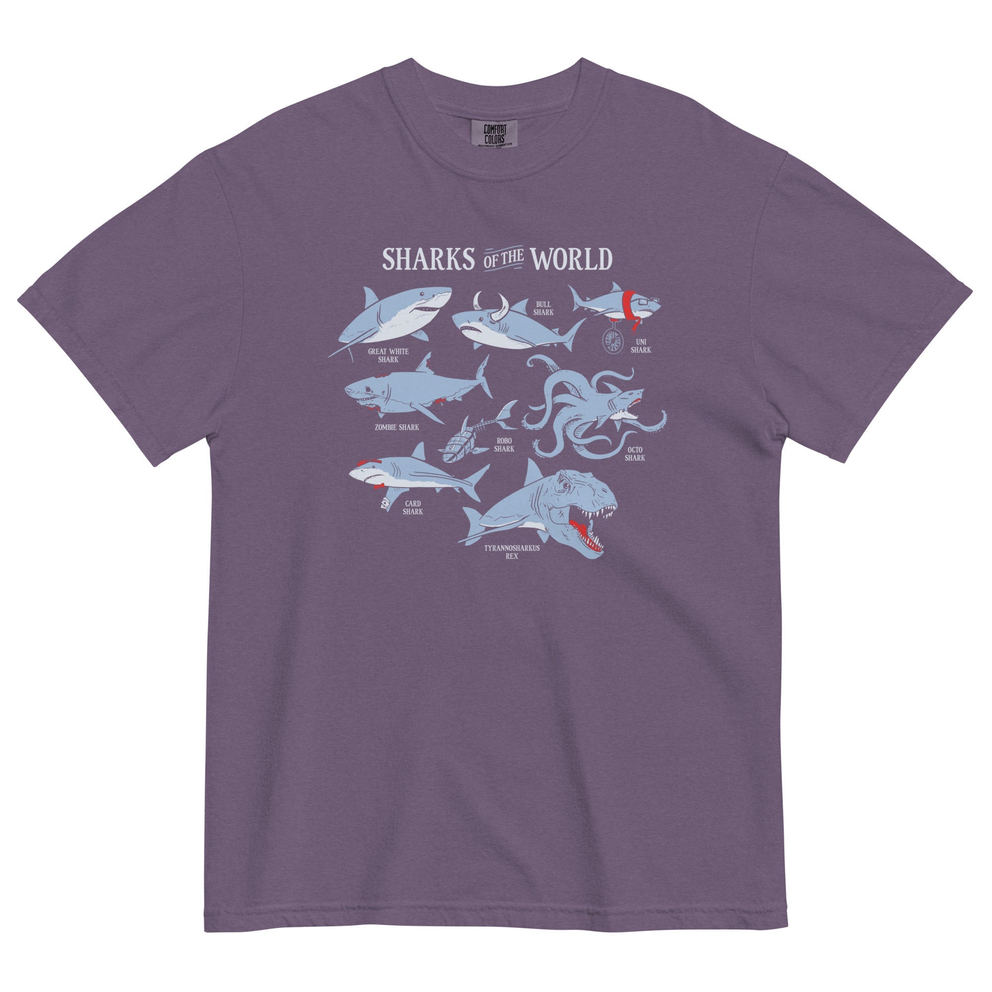 Sharks Of The World Men's Relaxed Fit Tee