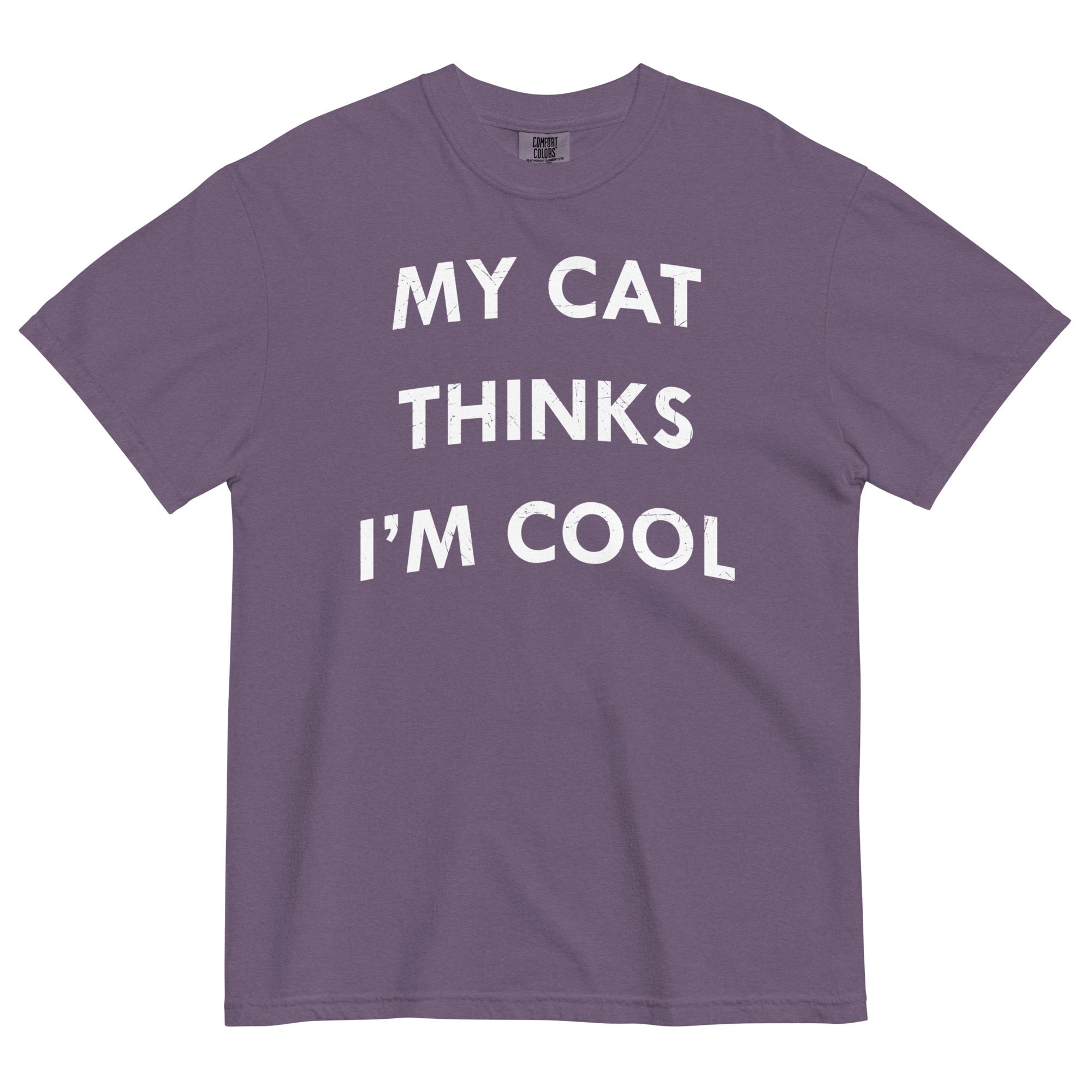 My Cat Thinks I'm Cool Men's Relaxed Fit Tee