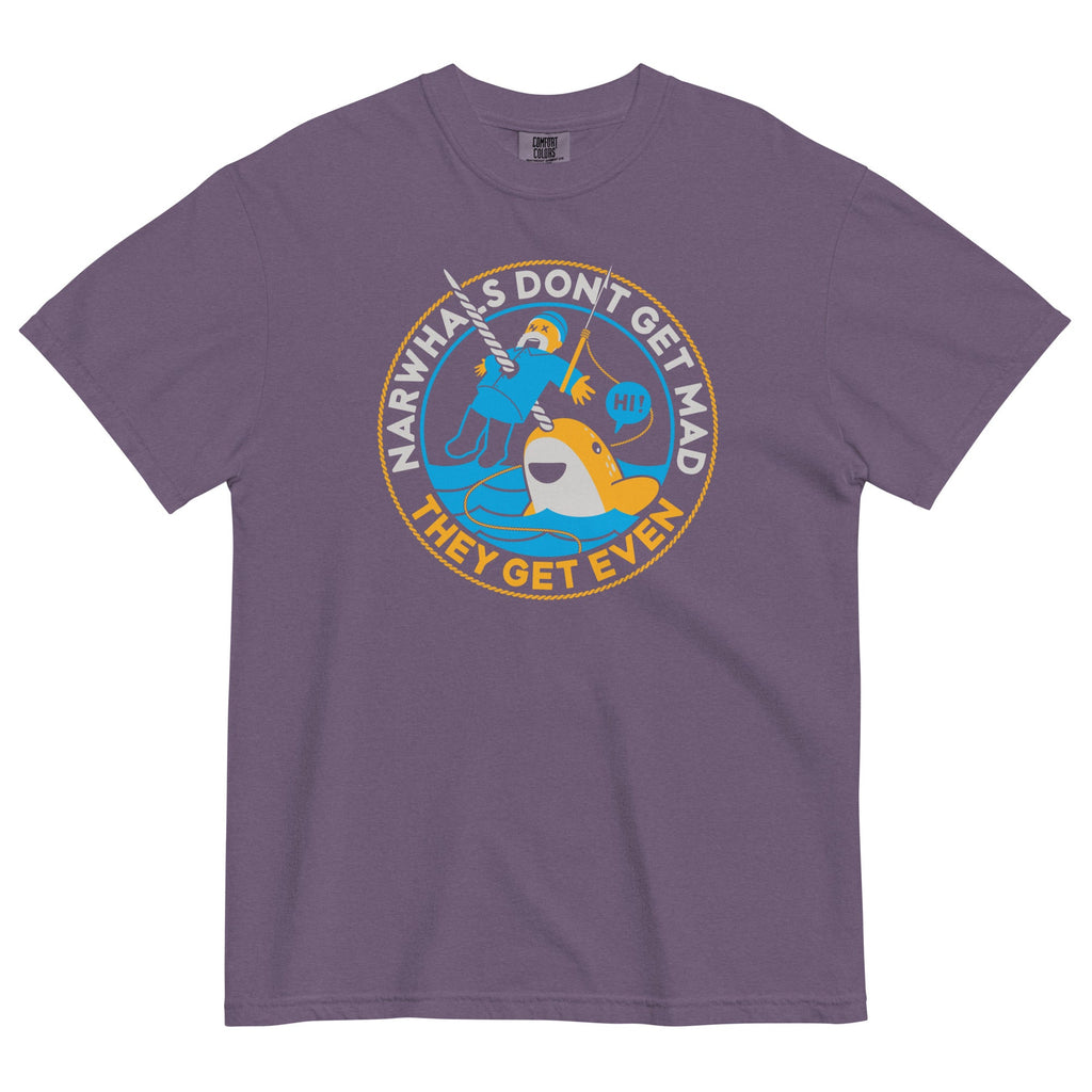 Narwhals Don't Get Mad Men's Relaxed Fit Tee