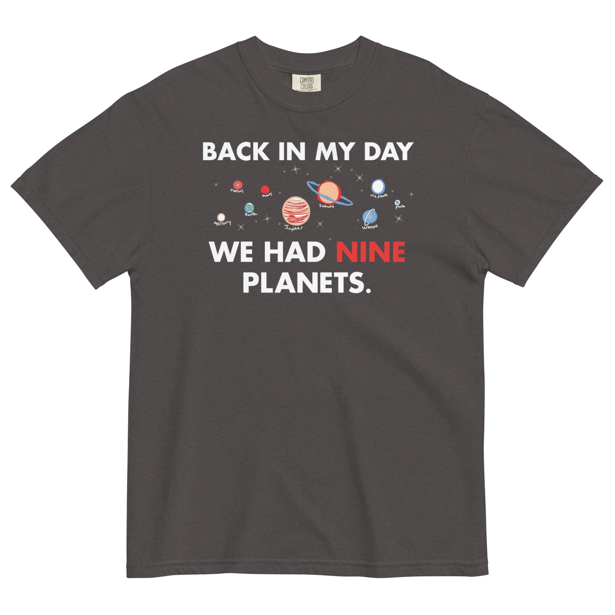 Back In My Day We Had Nine Planets Men's Relaxed Fit Tee