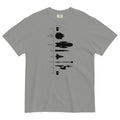 Space Ship Timeline Men's Relaxed Fit Tee
