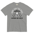 Here For The Cats, Humans Are Gross Men's Relaxed Fit Tee