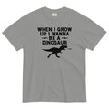 When I Grow Up I Wanna Be A Dinosaur Men's Relaxed Fit Tee