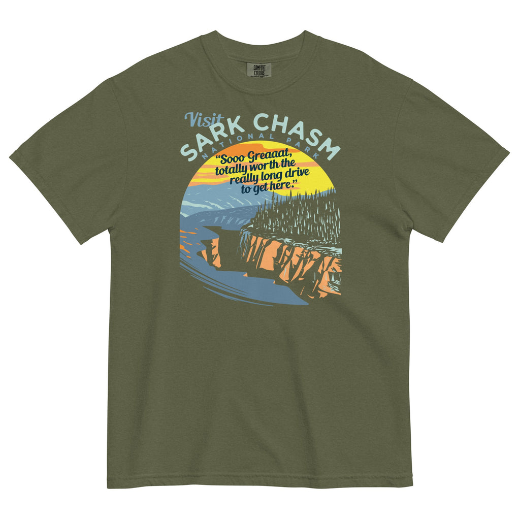 Visit Sark Chasm Men's Relaxed Fit Tee
