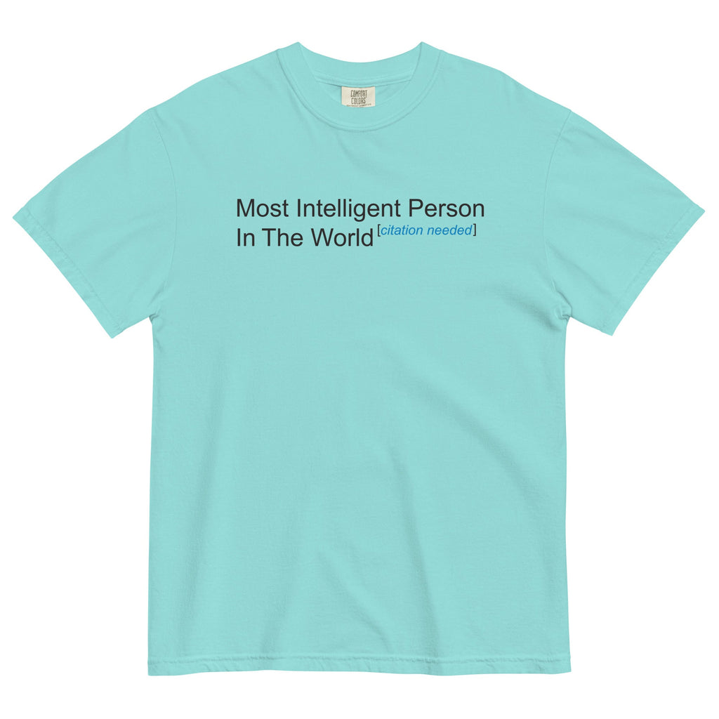 Most Intelligent Person in the World Citation Needed Men's Relaxed Fit Tee