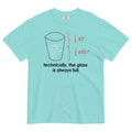 Technically, The Glass Is Always Full Men's Relaxed Fit Tee