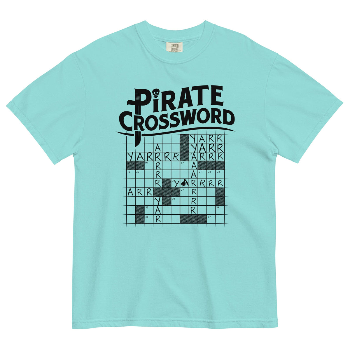 Pirate Crossword Men's Relaxed Fit Tee