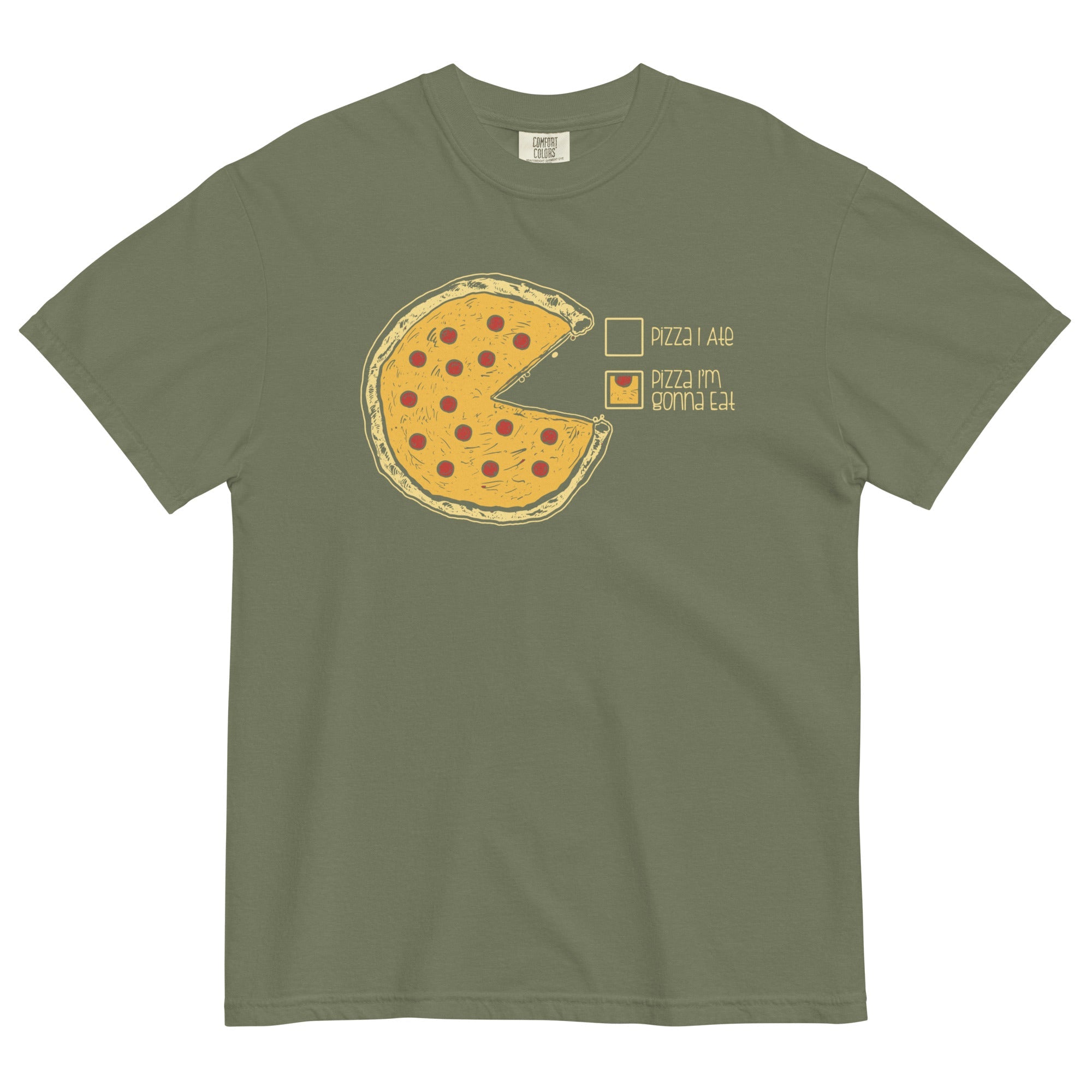 Pizza Pie Chart Men's Relaxed Fit Tee
