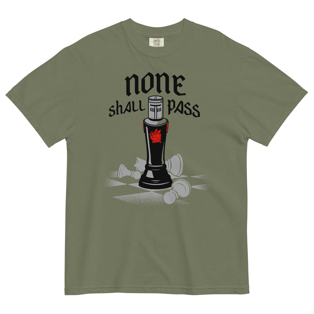 None Shall Pass Black Knight Men's Relaxed Fit Tee