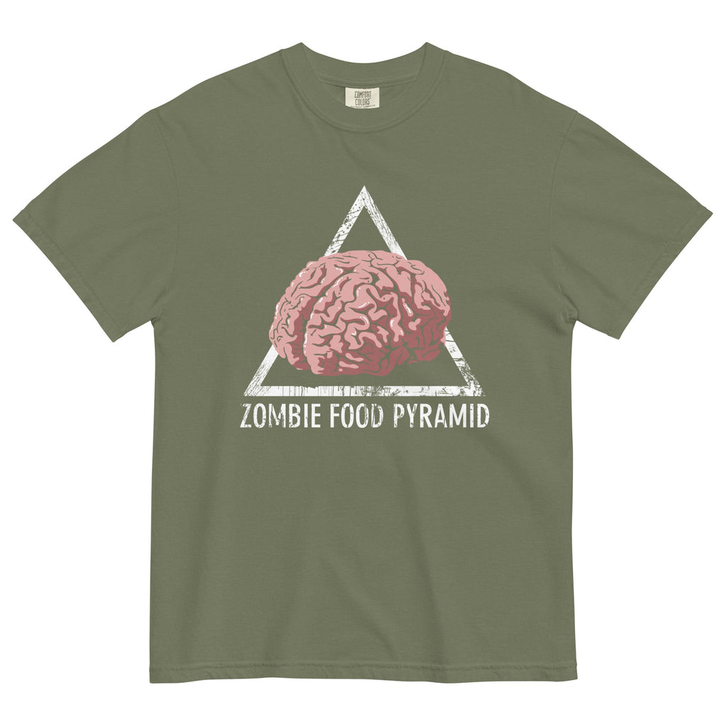 Zombie Food Pyramid Men's Relaxed Fit Tee