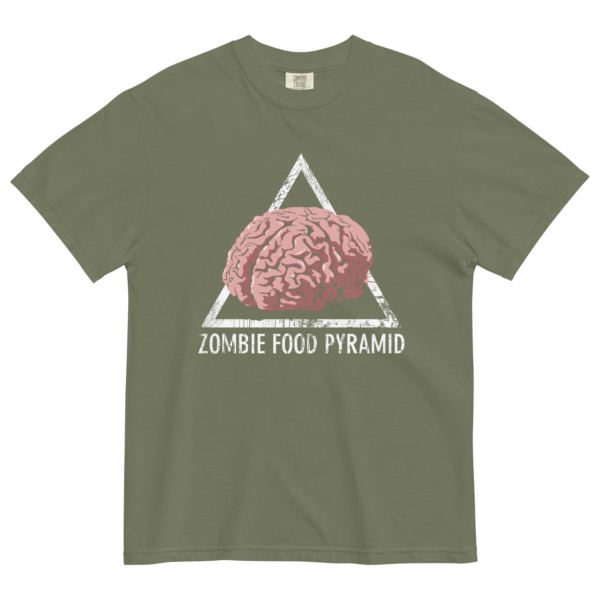 Zombie Food Pyramid Men's Relaxed Fit Tee
