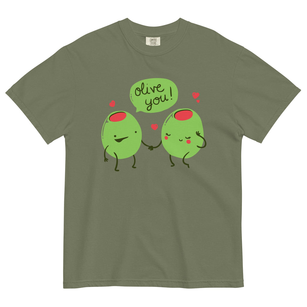 Olive You Men's Relaxed Fit Tee