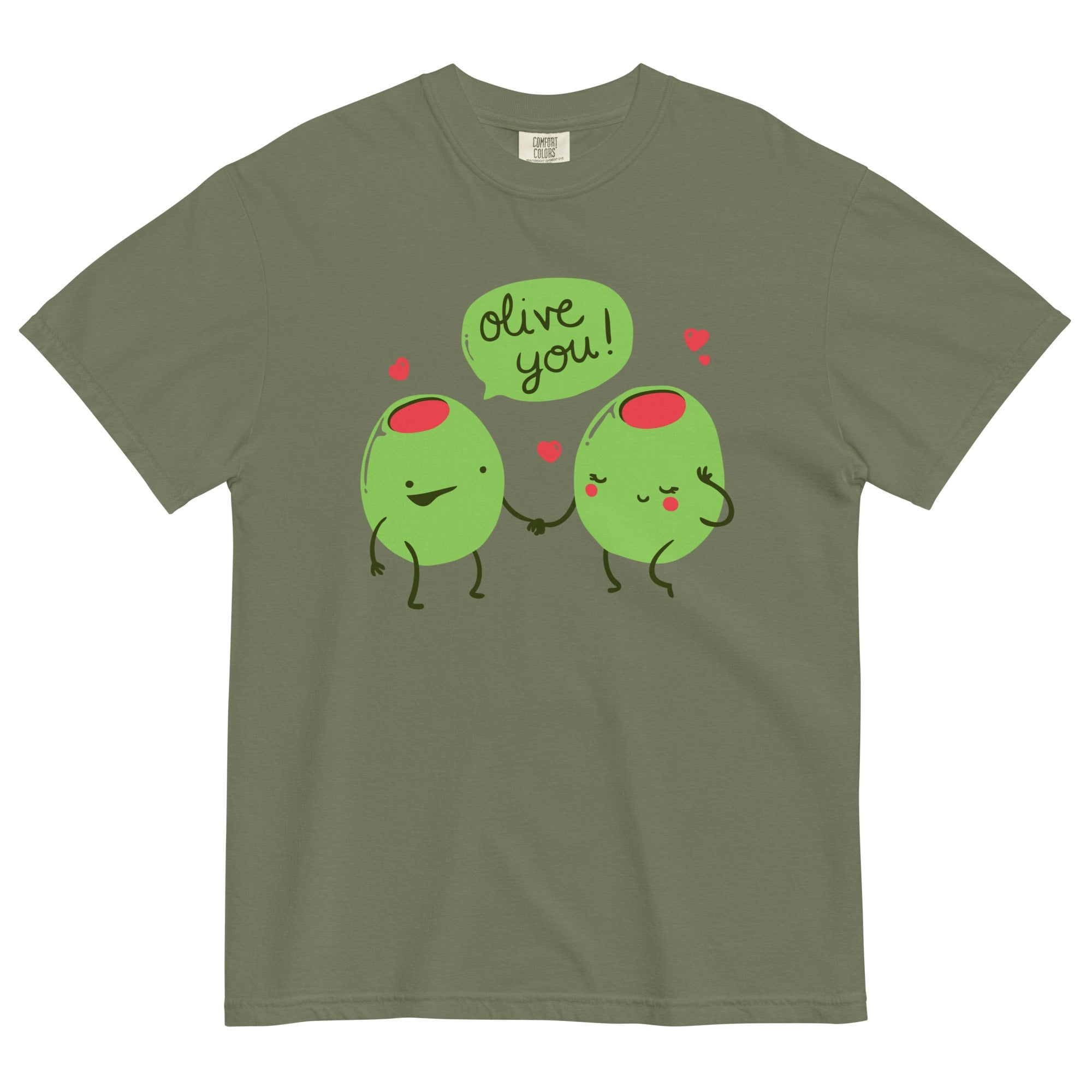 Olive You Men's Relaxed Fit Tee