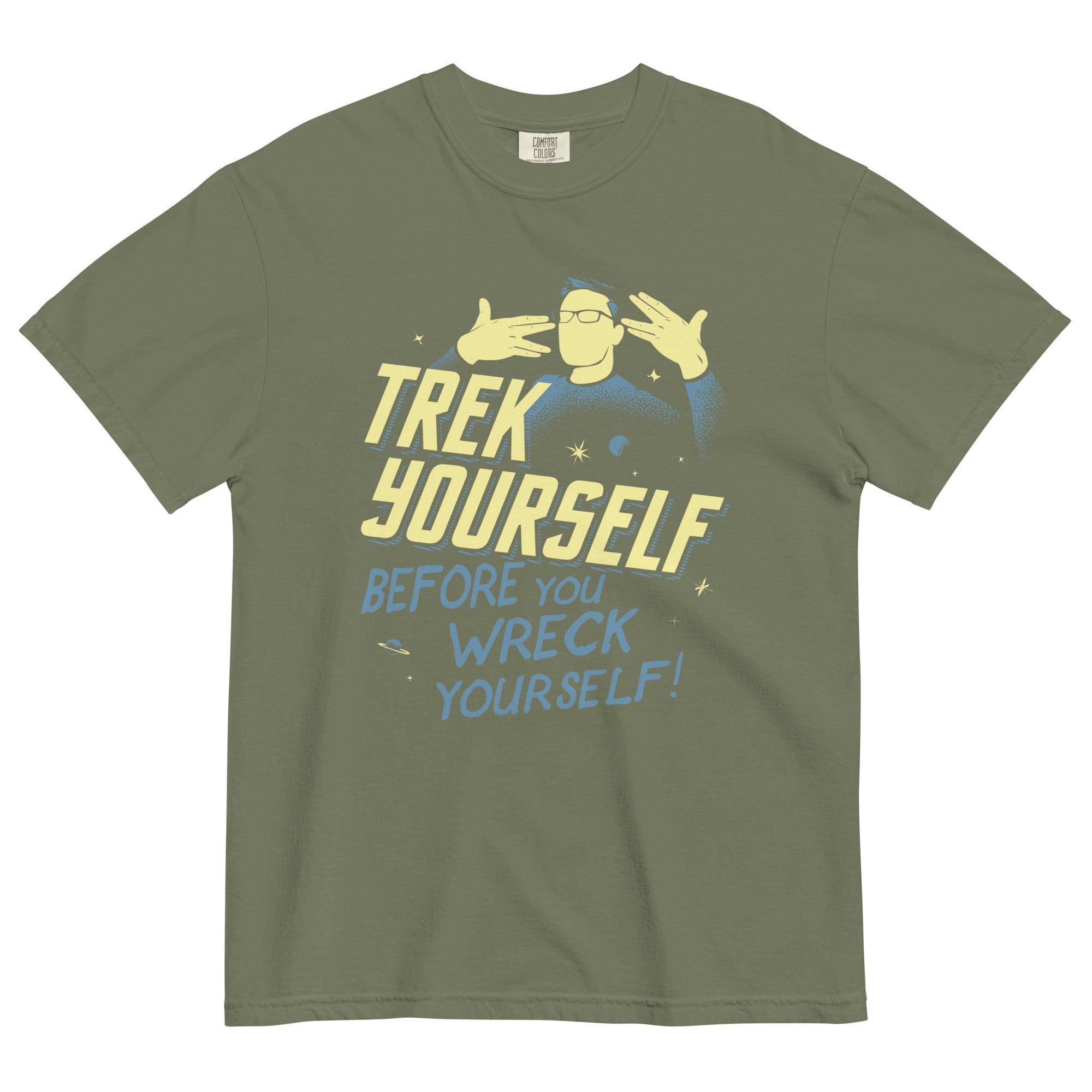 Trek Yourself Before You Wreck Yourself Men's Relaxed Fit Tee
