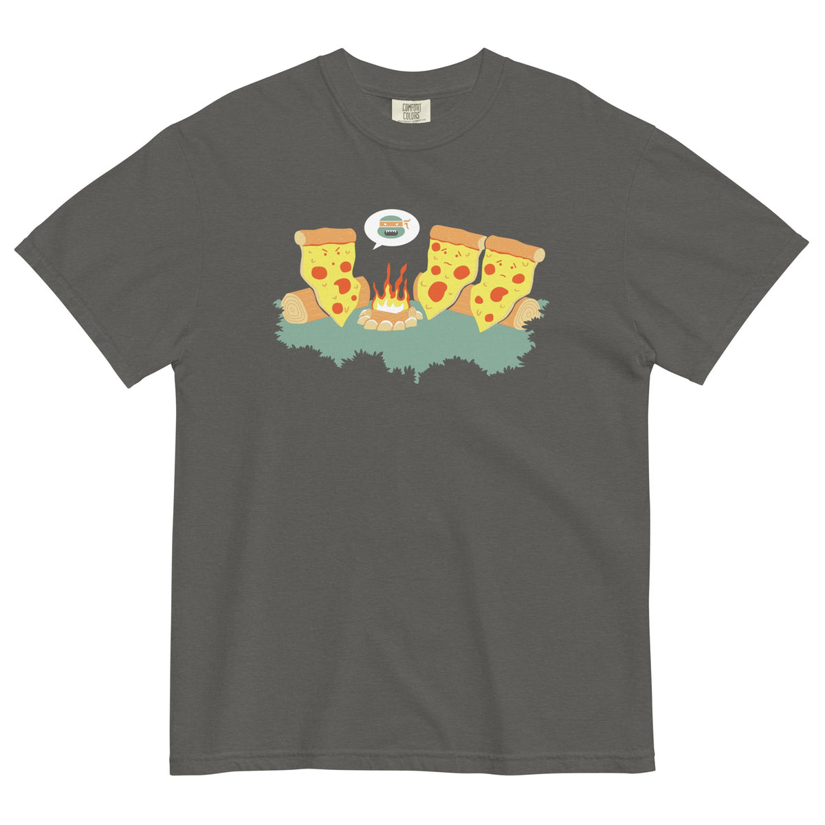 Pizza Campfire Story Men's Relaxed Fit Tee