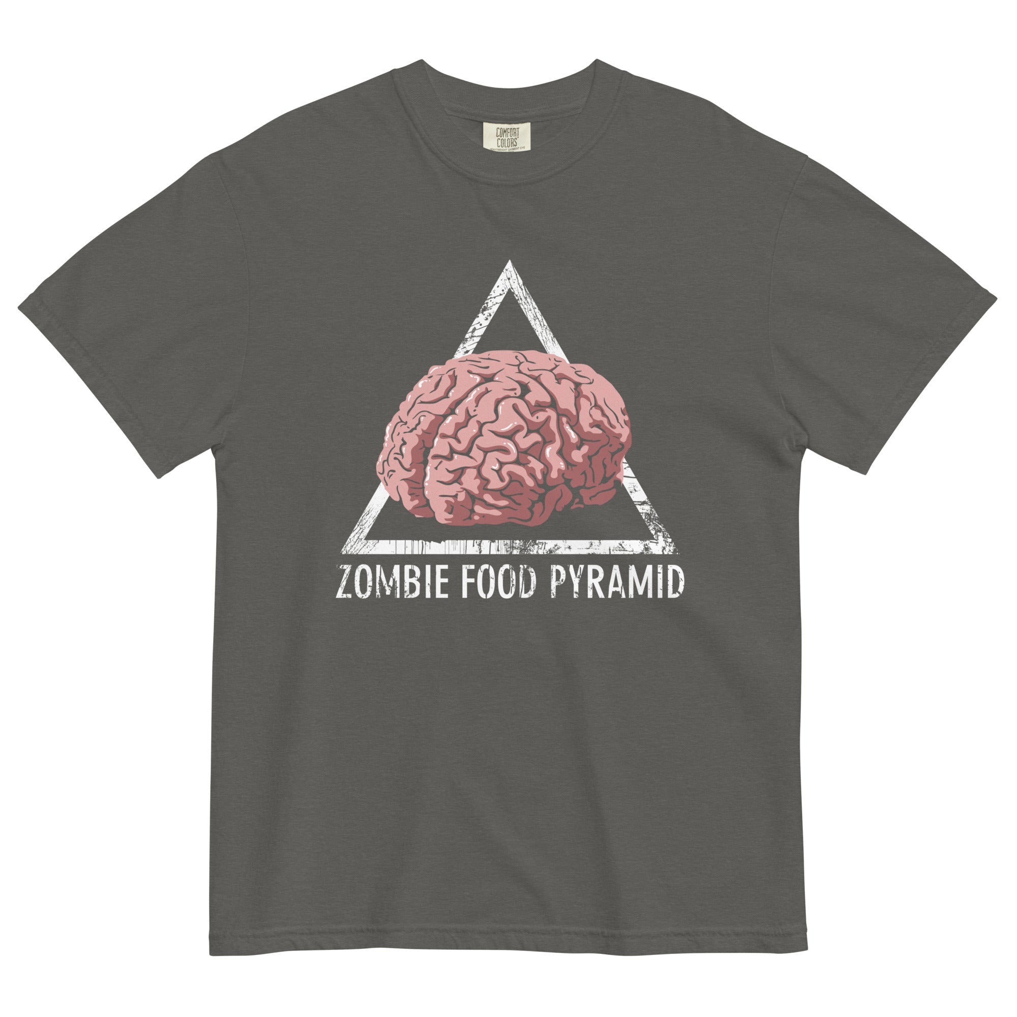 Zombie Food Pyramid Men's Relaxed Fit Tee