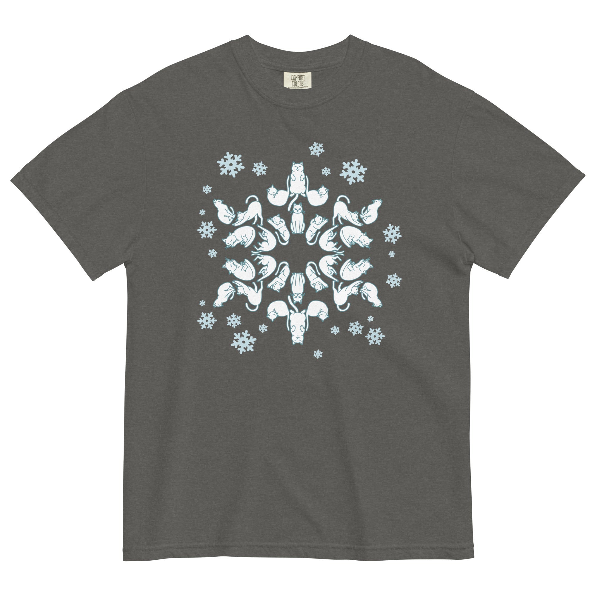 Cat Snowflake Men's Relaxed Fit Tee