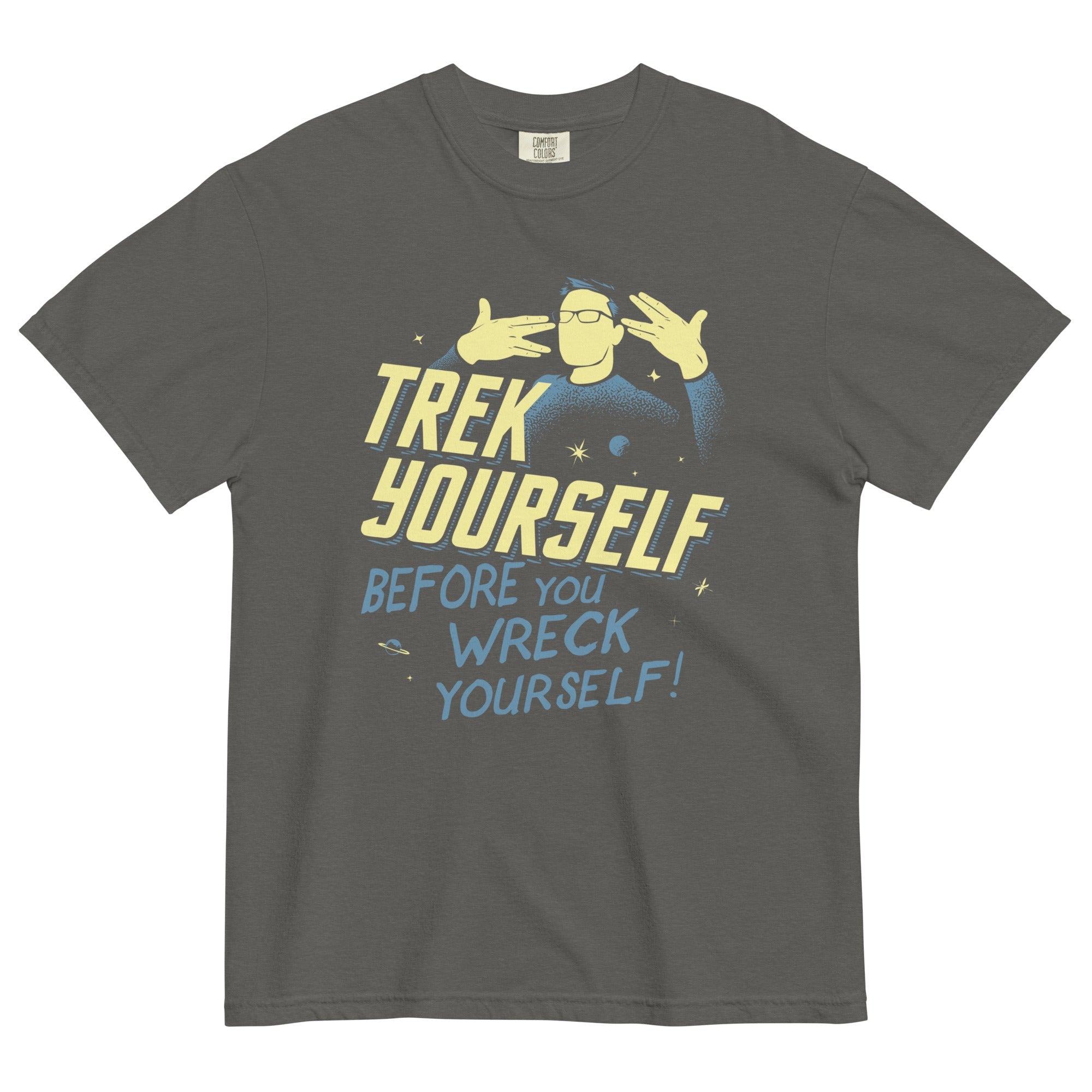 Trek Yourself Before You Wreck Yourself Men's Relaxed Fit Tee