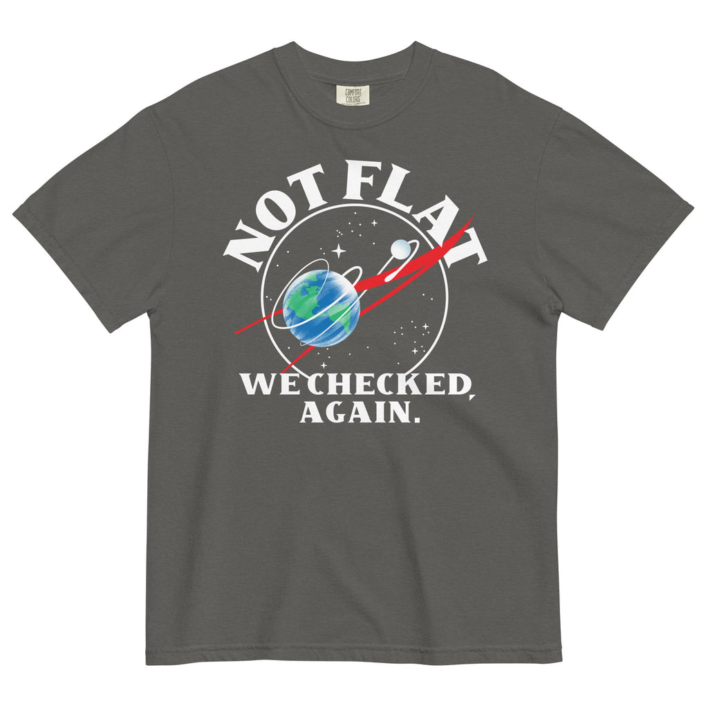 Not Flat We Checked Again Men's Relaxed Fit Tee