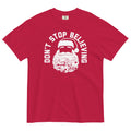 Don't Stop Believing Santa Men's Relaxed Fit Tee