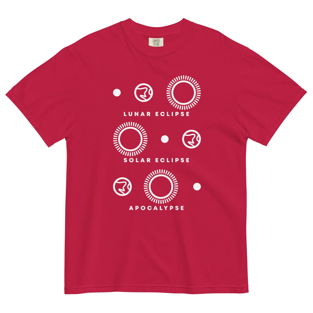 Lunar Eclipse Solar Eclipse Apocalypse Men's Relaxed Fit Tee