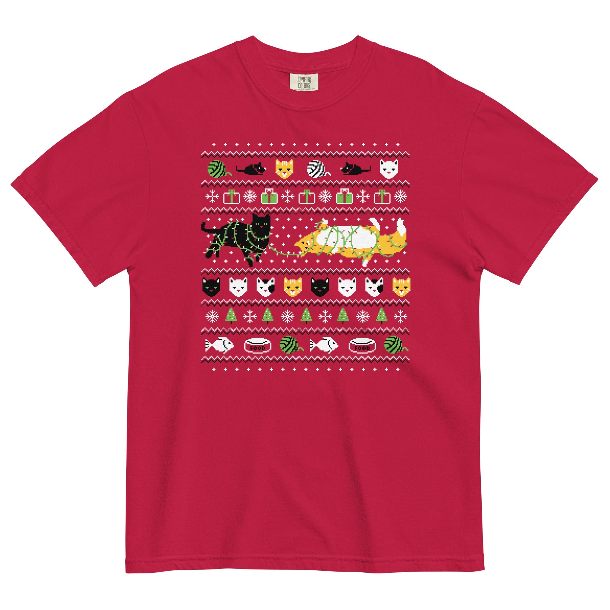 Ugly Cat Sweater Men's Relaxed Fit Tee